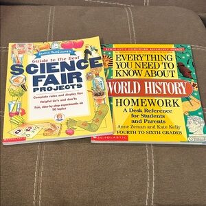 Scholastic Science and History Homework Books